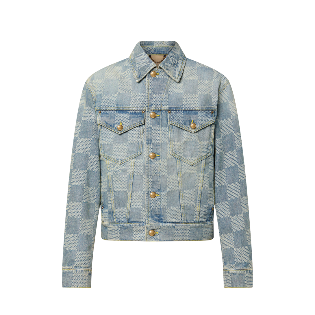 ジャケット・アウター Louis Vuitton Damier Denim Jacket Damier Classic Denim Jacket - Men - Ready-to-Wear | LOUIS VUITTON ®